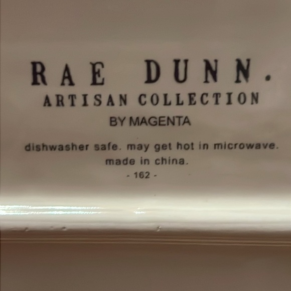 RAE DUNN Artisan Collection by Magenta Serving Platter. 14x7 - Picture 3 of 5